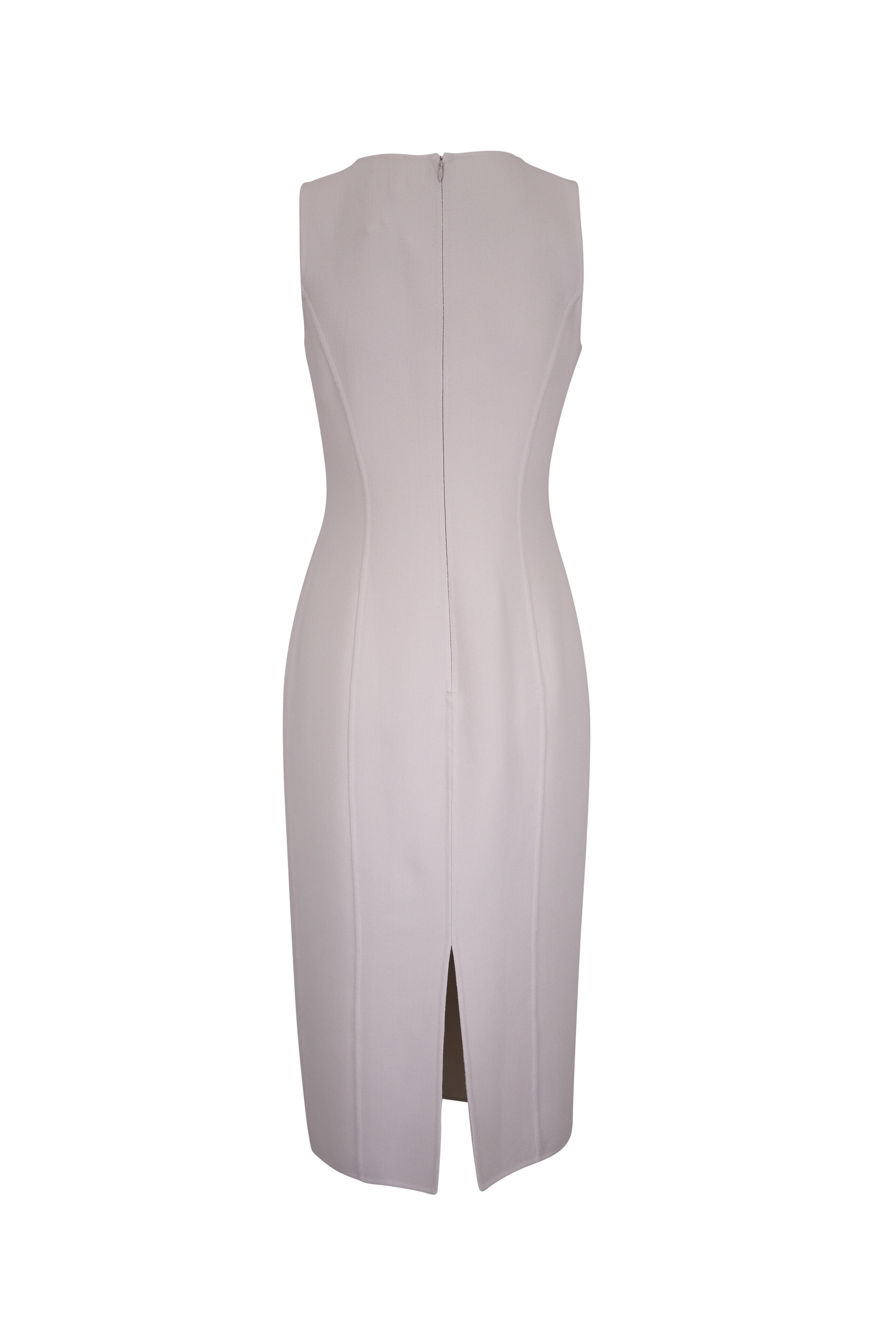 Michael Kors Collection - Oyster Double-Faced Crepe Sheath Dress