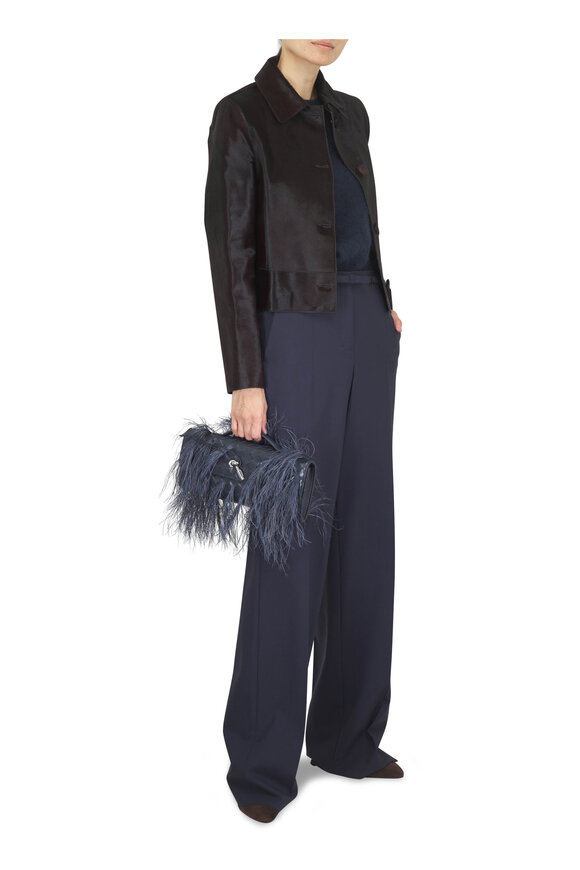 Dorothee Schumacher Light Layer Midnight Stretch Wool Pant - view 2