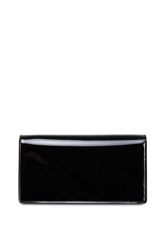 Christian Louboutin Bettina Black Patent Leather Clutch - view 2