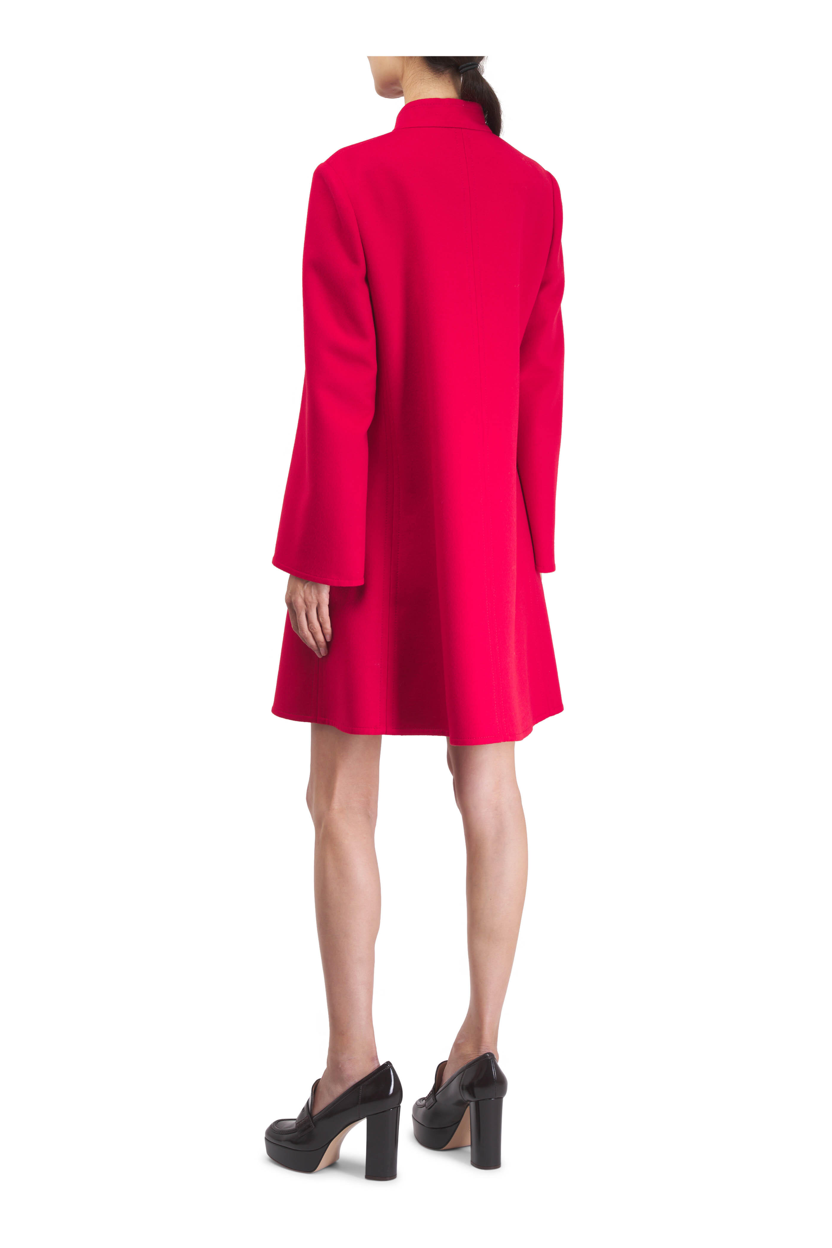 Valentino - Red Wool & Cashmere Coat