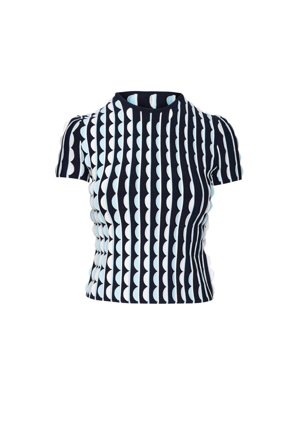 Simkhai Kendra Sky & Navy Top