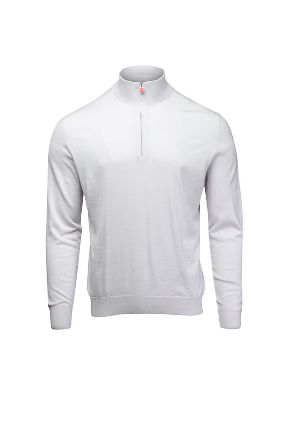Loro Piana - White Cotton & Silk T-Shirt | Mitchell Stores