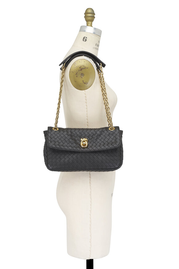 Bottega Veneta Small Madison Espresso Leather Chain Shoulder Bag - view 7