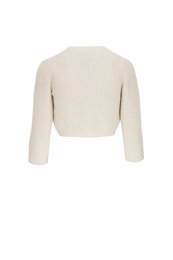 Michael Kors Collection - Buff Beige Cashmere Shaker Shrug