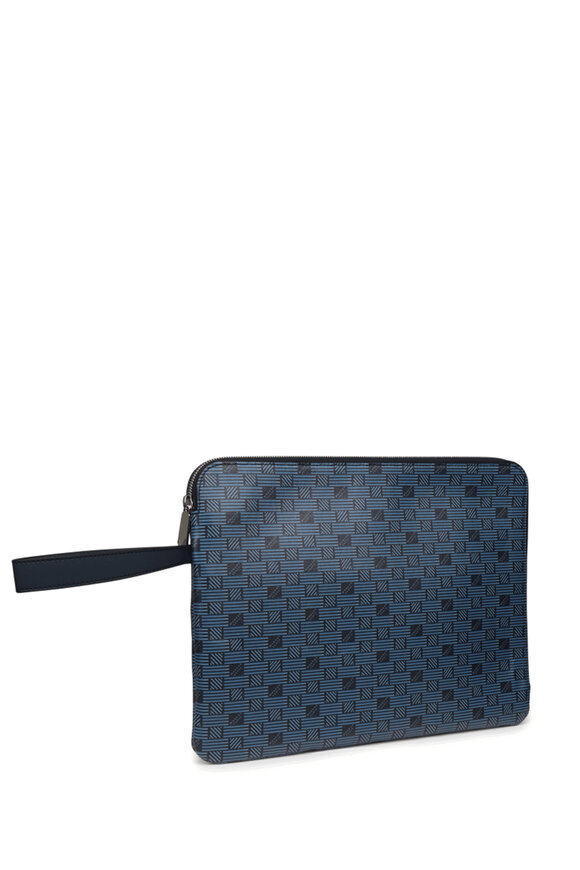 Moreau Paris Portfolio Navy Blue Pouch - view 2