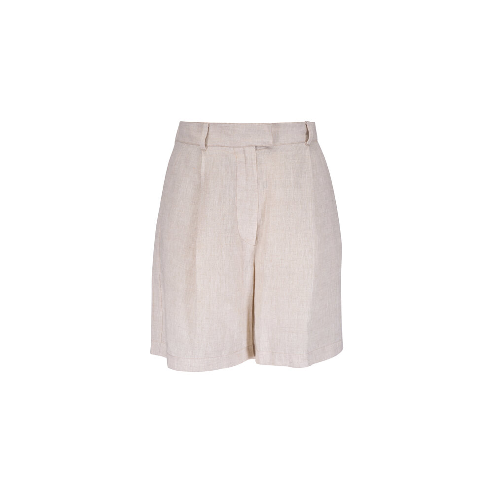 ショーツ BRUNELLO CUCINELLI LINEN BAGGY SHORTS Brunello Cucinelli Linen Baggy Shorts | Sendegaro BR