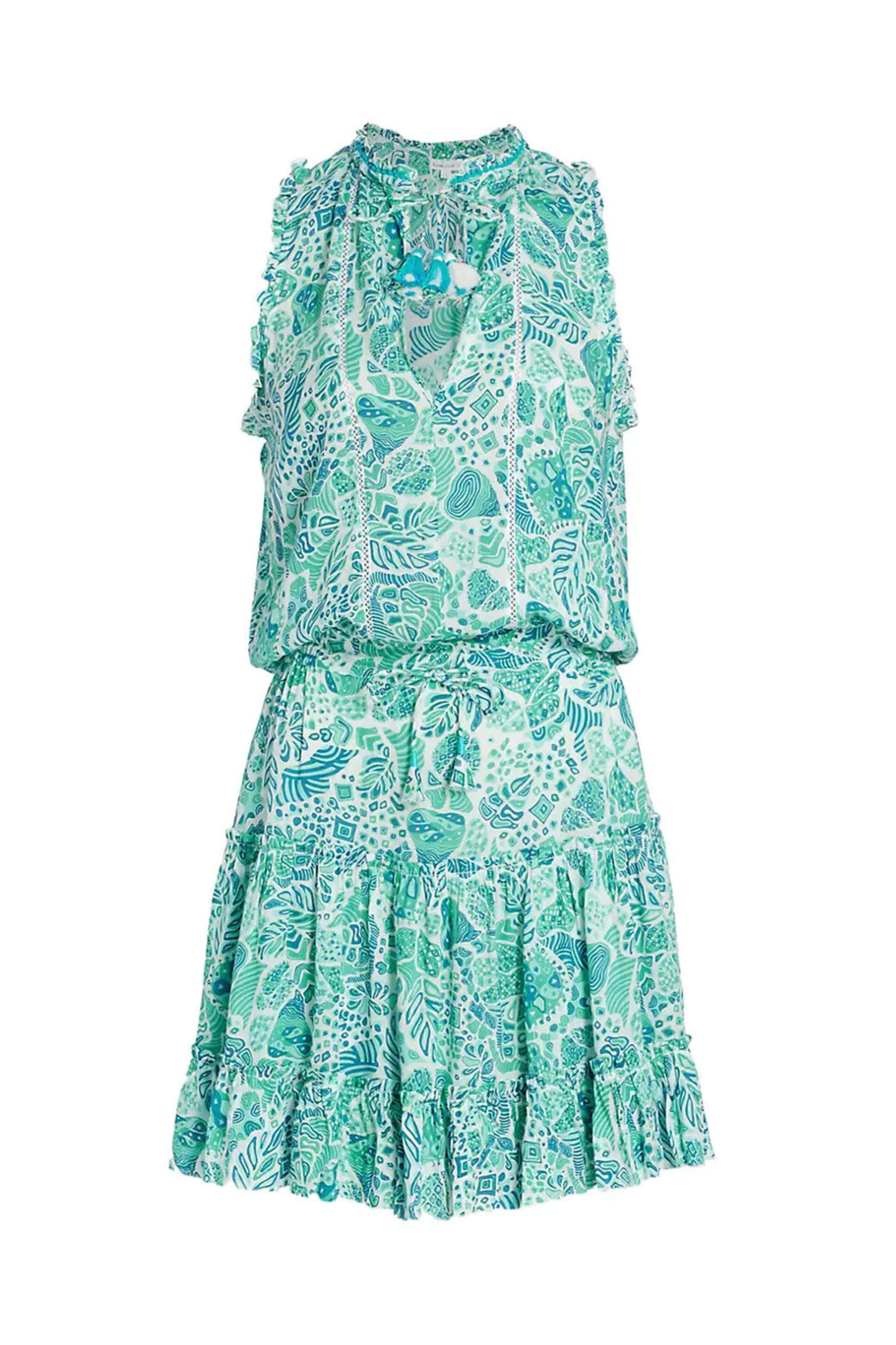 Poupette St Barth - Aqua Chagall Clara Mini Dress