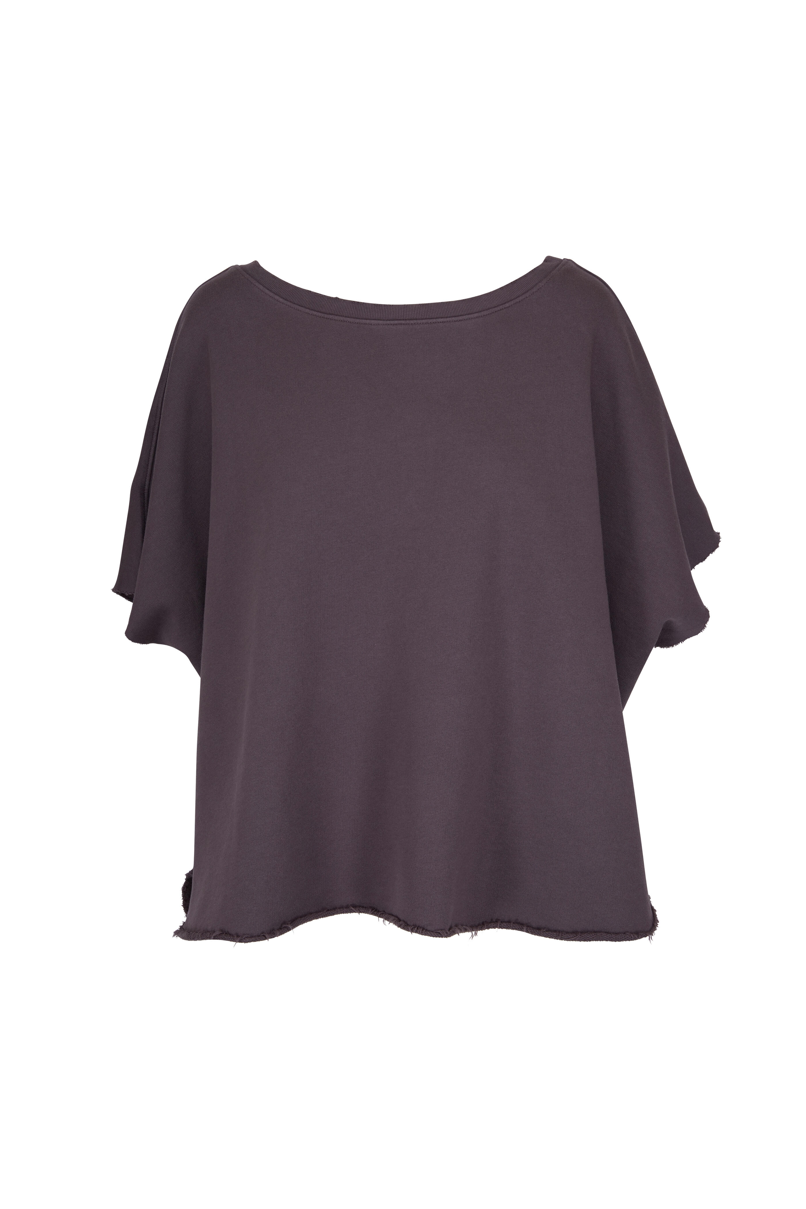 Frank & Eileen - Charcoal Grey Capelet Sweatshirt Top