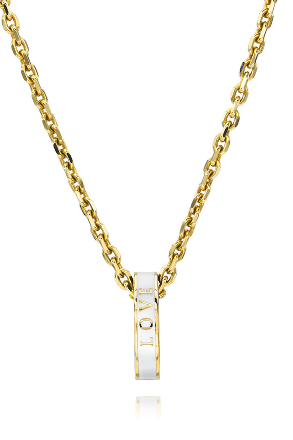 Dru 14k Yellow Gold Diamond Love Bomb Pendant - view 1