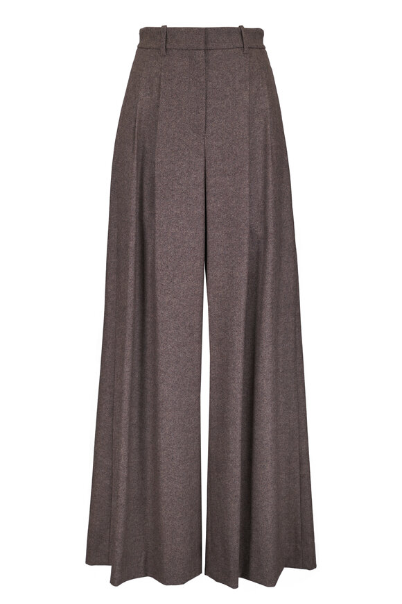 TWP Avery Dark Oat Melange Wool & Cashmere Pant - view 1