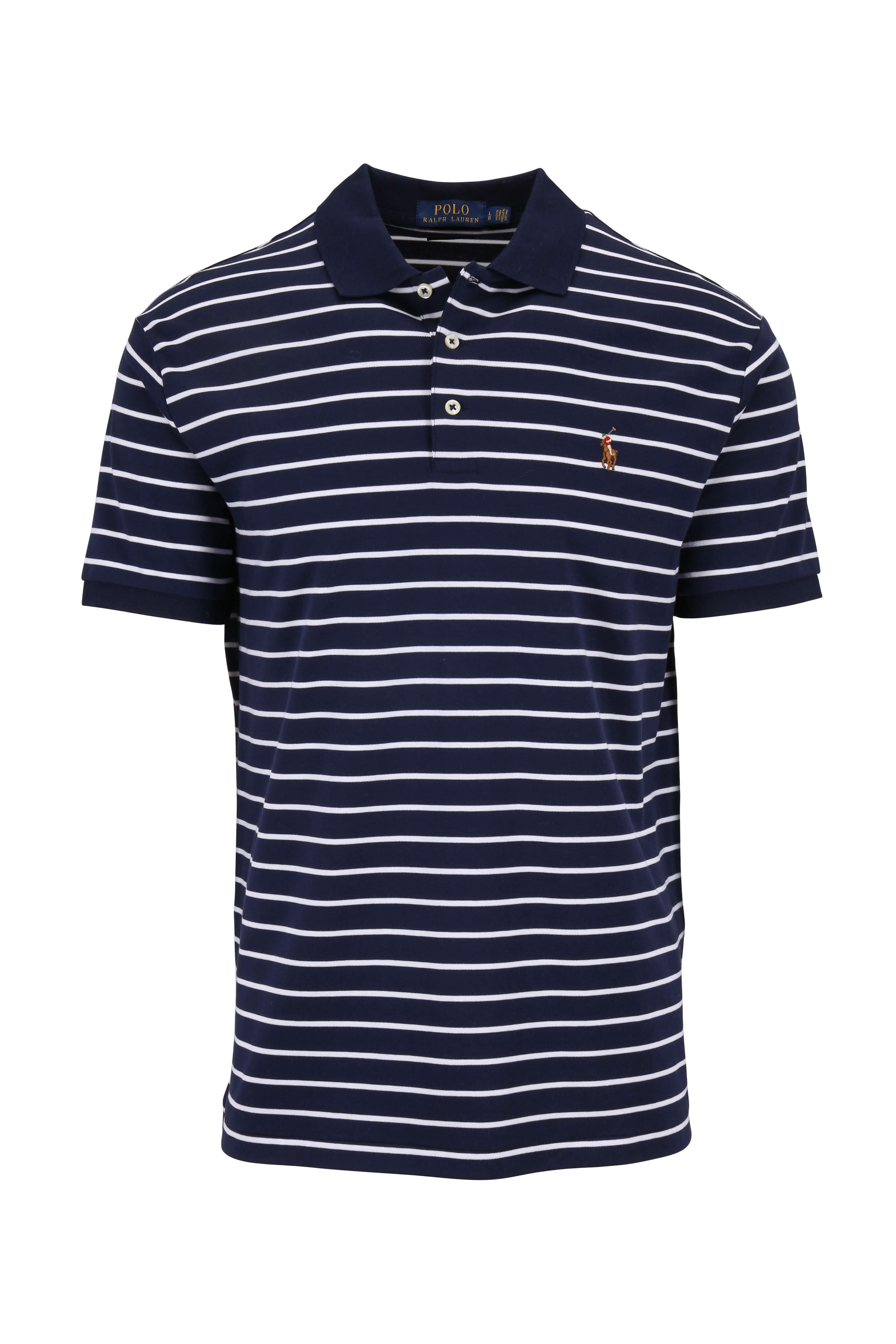 Ralph Lauren Custom Slim Fit Polo T Shirt White