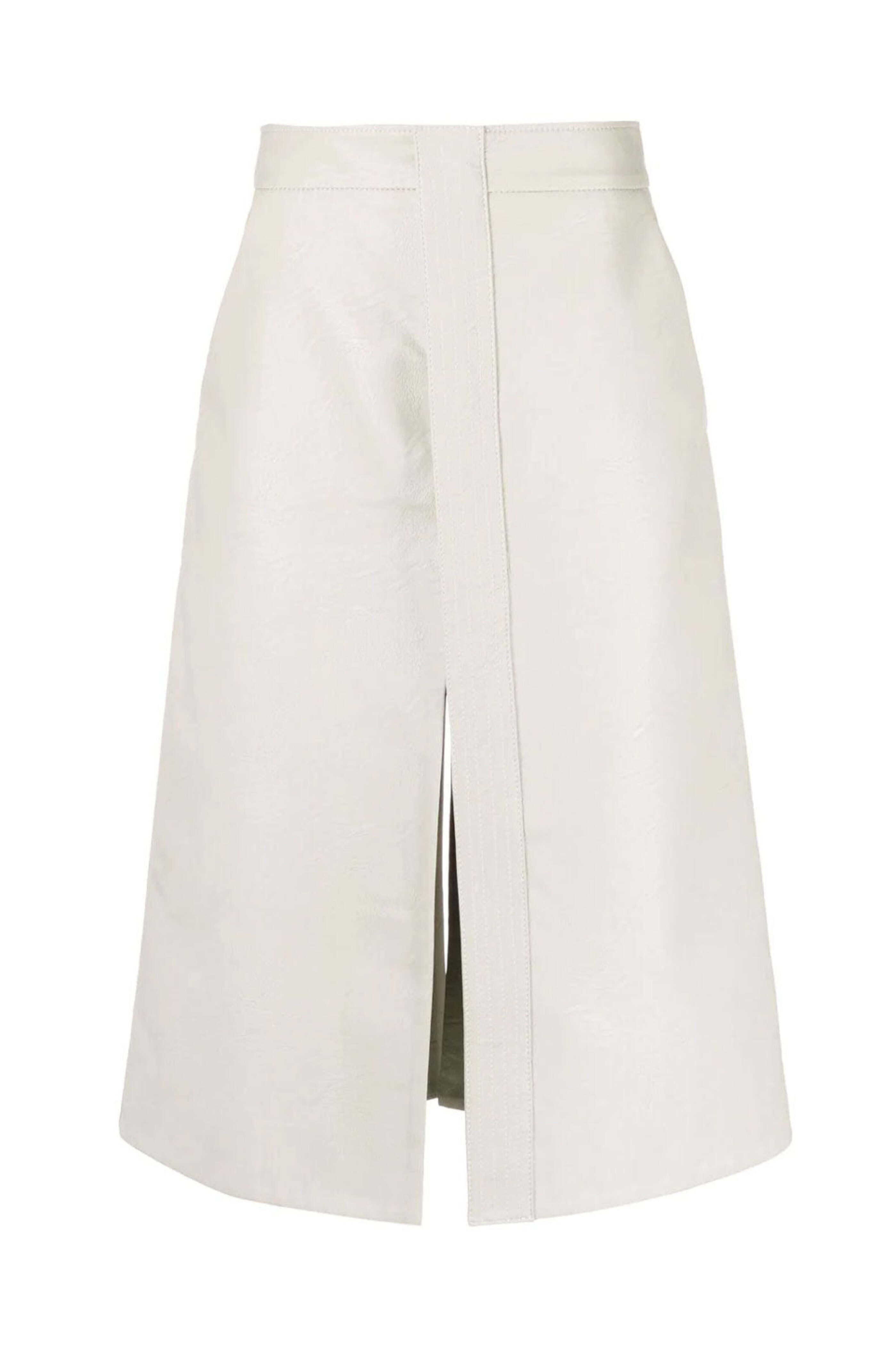 Stella McCartney - Clay Vegan Leather Lauren Skirt