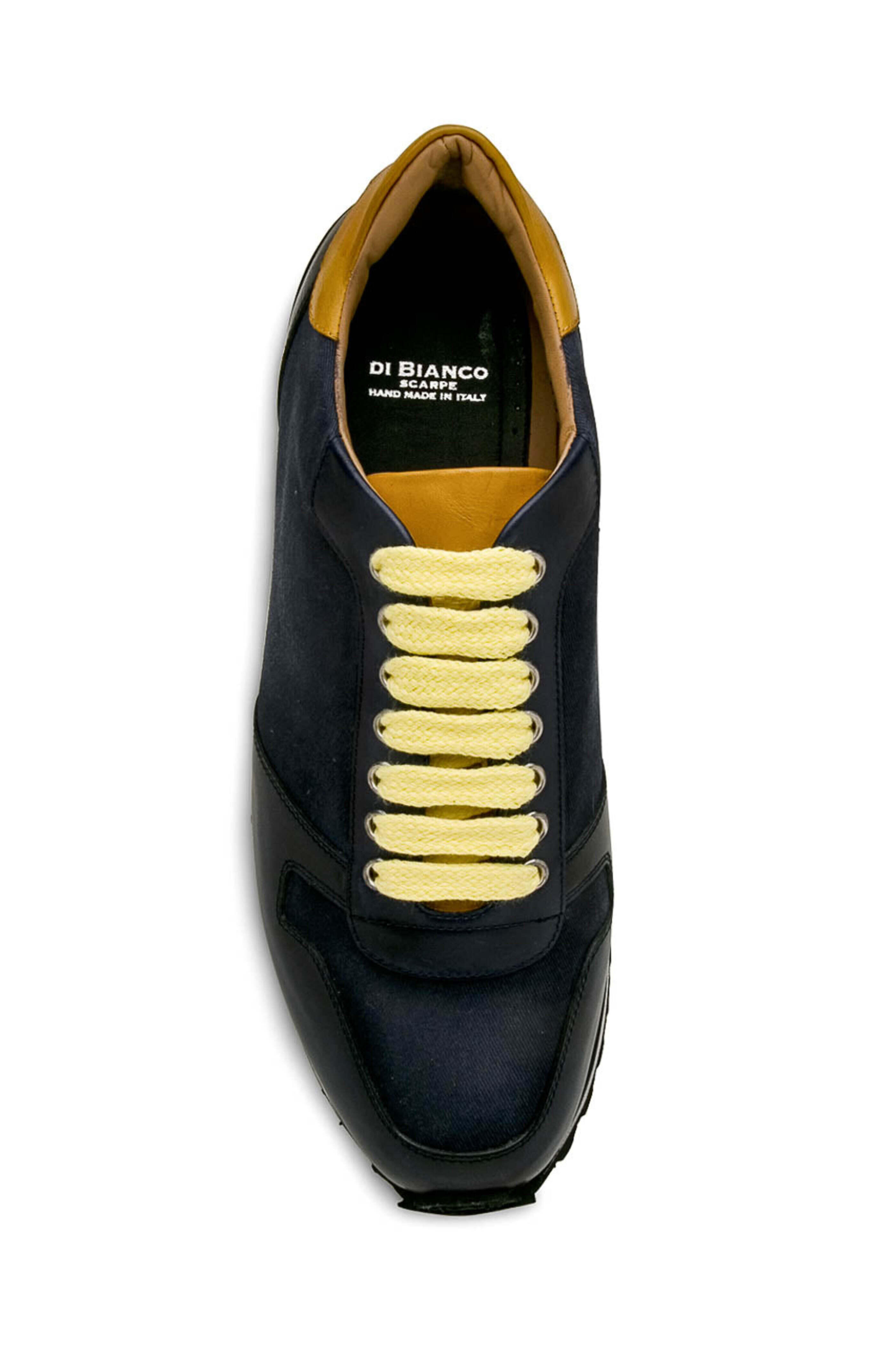 Scarpe di Bianco - Navy Blue Lace Up Sneaker