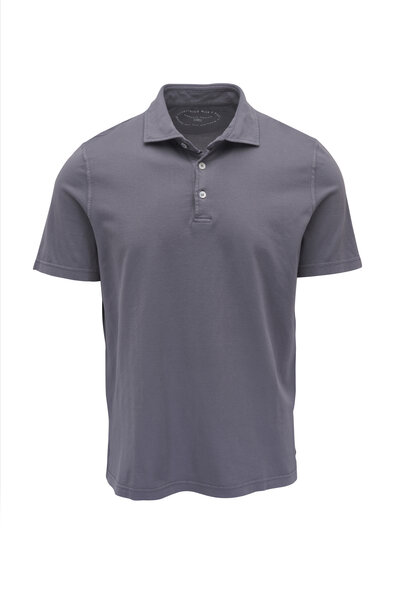 Tシャツ・カットソー ZEGNA FW25 Pique polo shirt (UG392A2G752B09 001) Zegna - Petrol Cotton Piqué Polo | Mitchell Stores