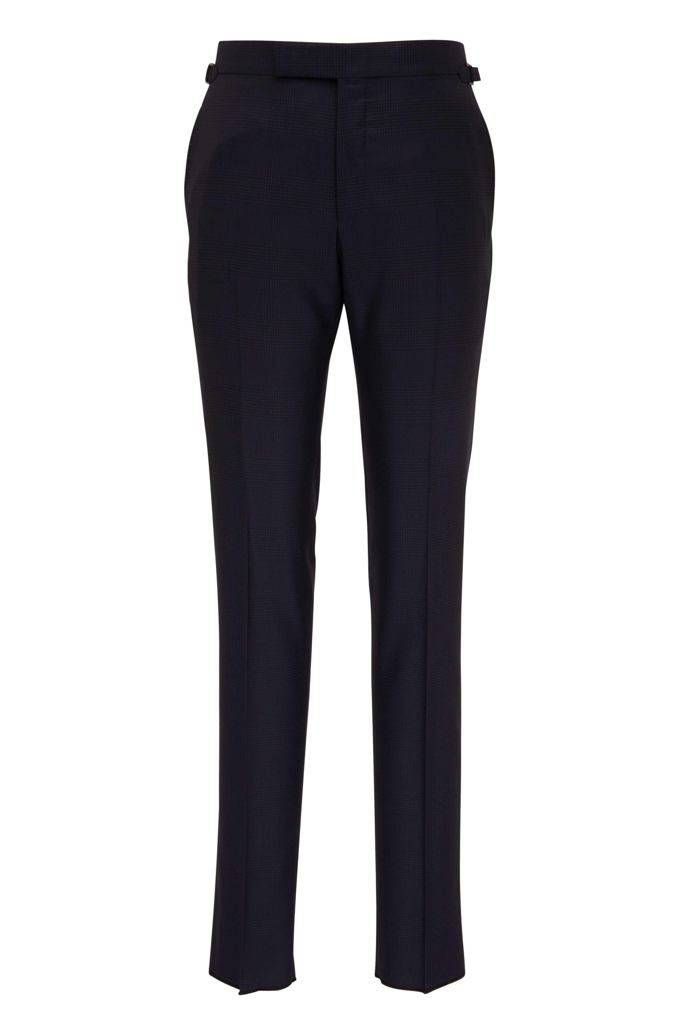 Tom Ford - O'Connor Dark Navy Prince of Wales Wool Blend Suit