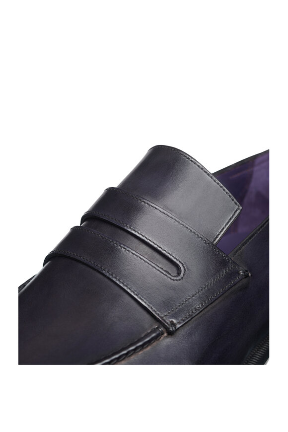 Berluti - Andy Démesure Nero Grigio Leather Loafer