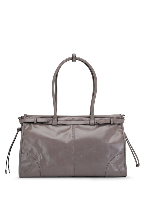 Prada - Medium Gray Soft Leather Handbag