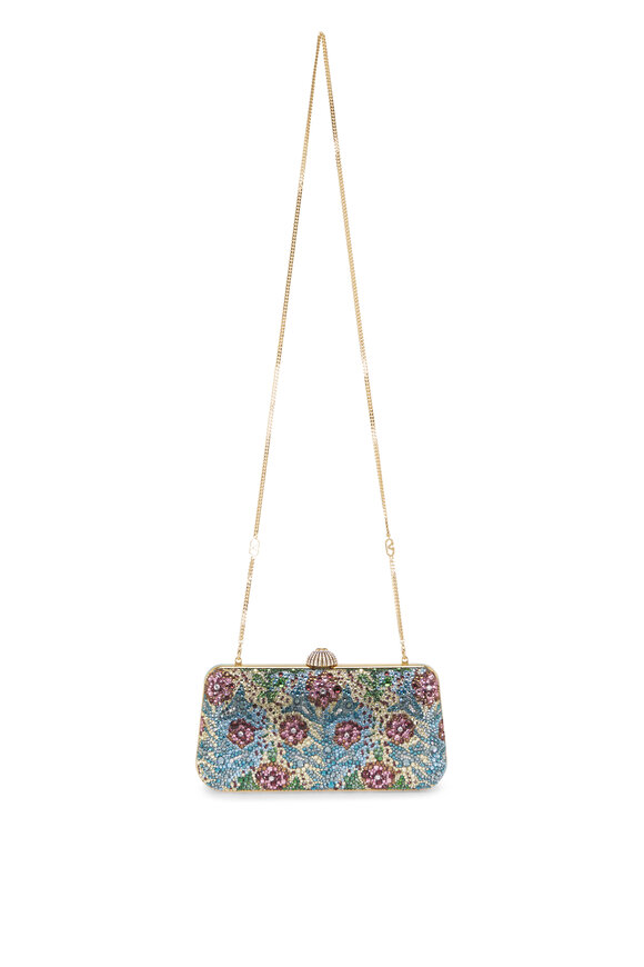 Valentino Garavani Minaudiere Carry Secrets Floral Chain Clutch - view 1