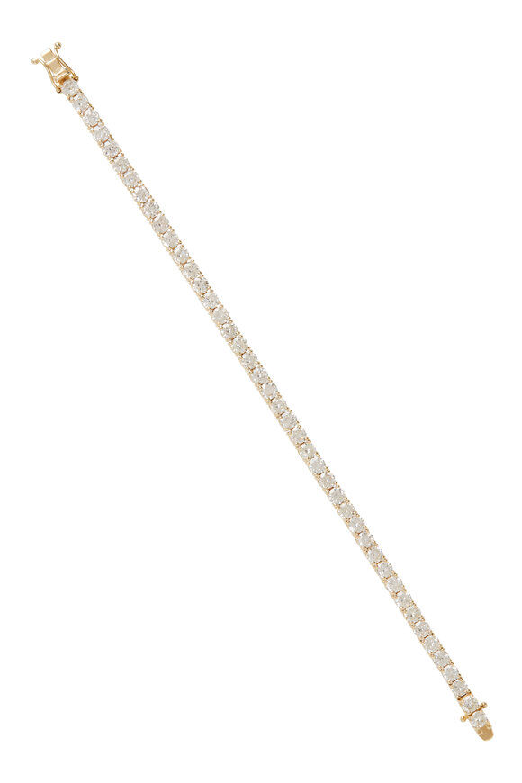 Lowy & Co Yellow Gold Diamond Tennis Bracelet