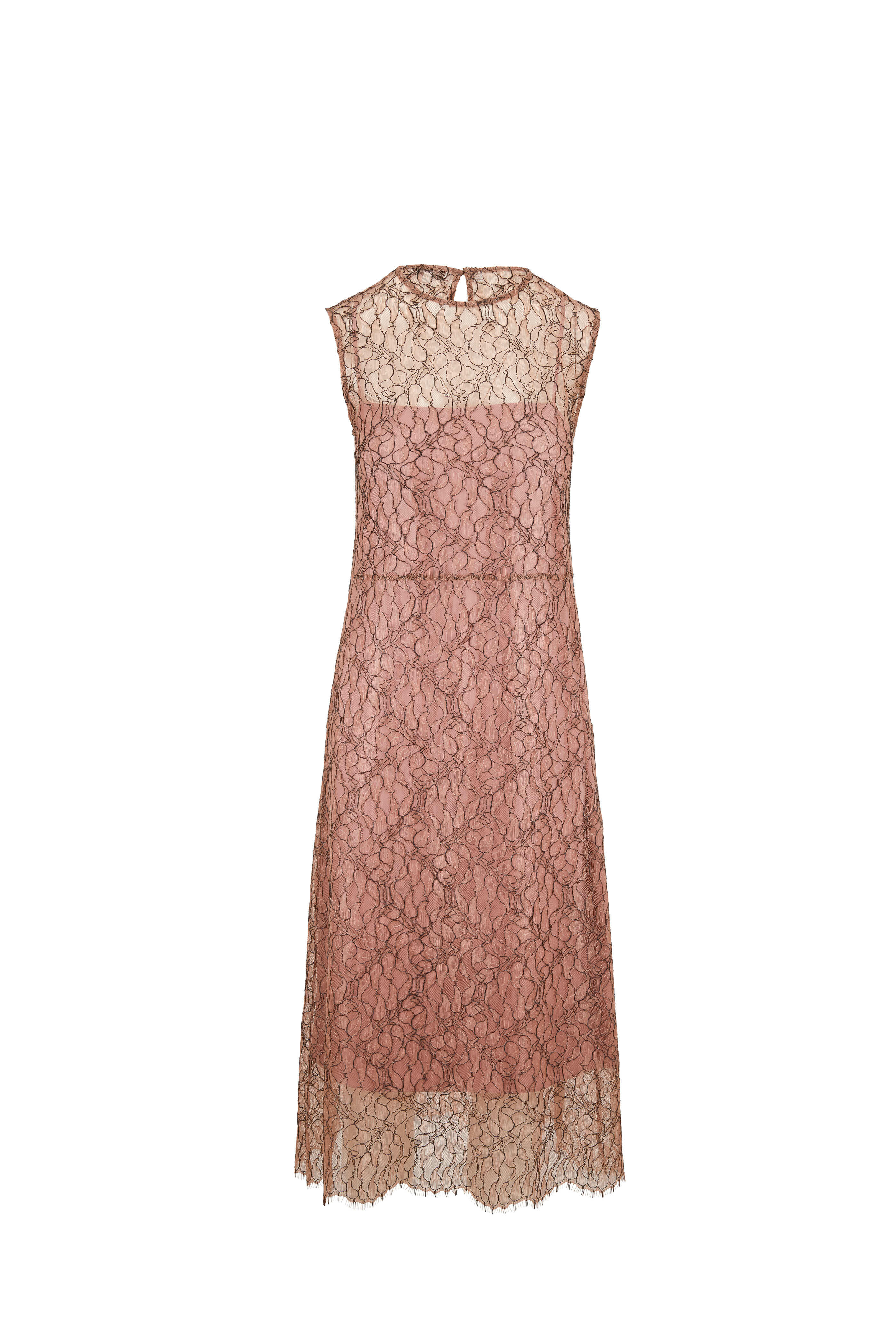 satin lace dress black Plunge Satin Dress with Lace Skirt - Black | Black Tie main image 1