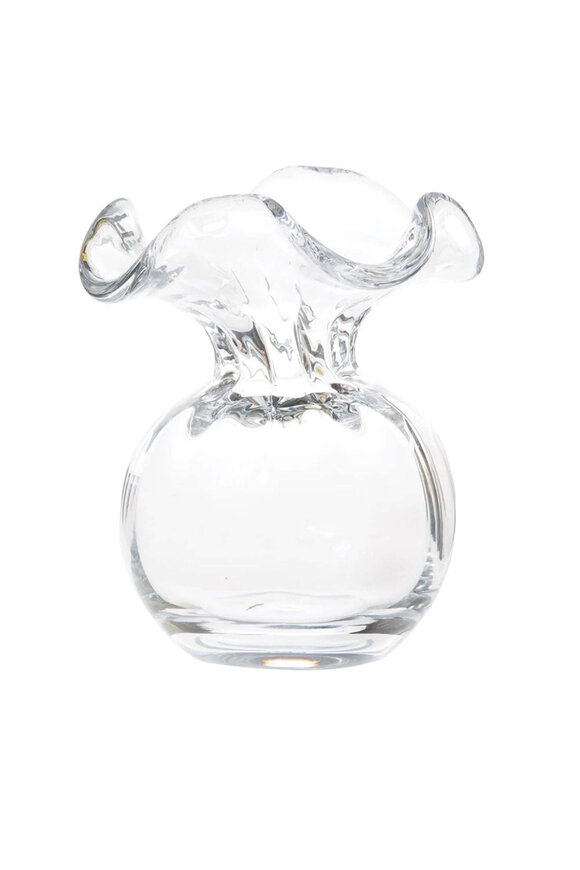 Vietri Hibiscus Bud Vase in Clear