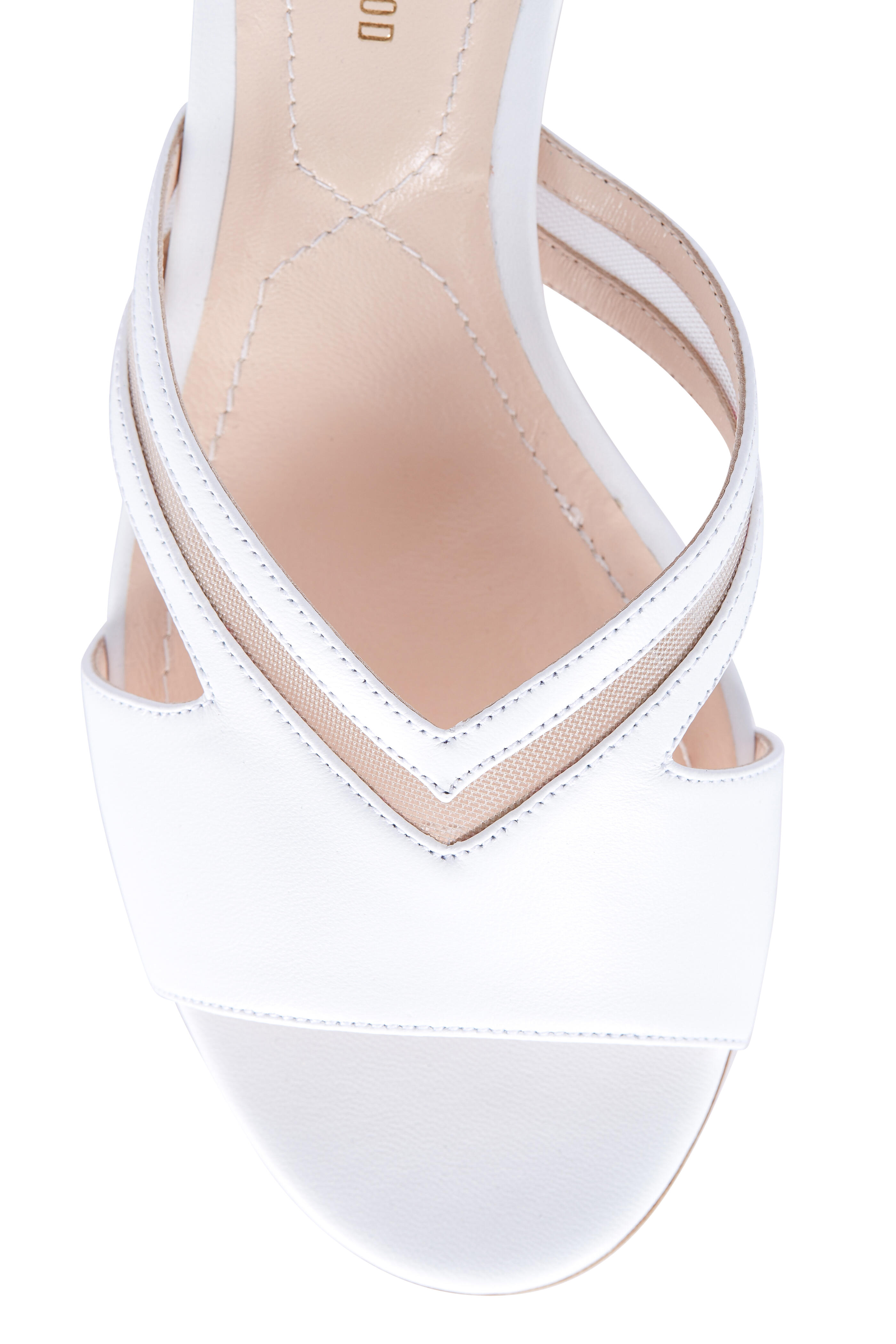 Nicholas Kirkwood - Casati Nappa White Leather Mule, 18mm