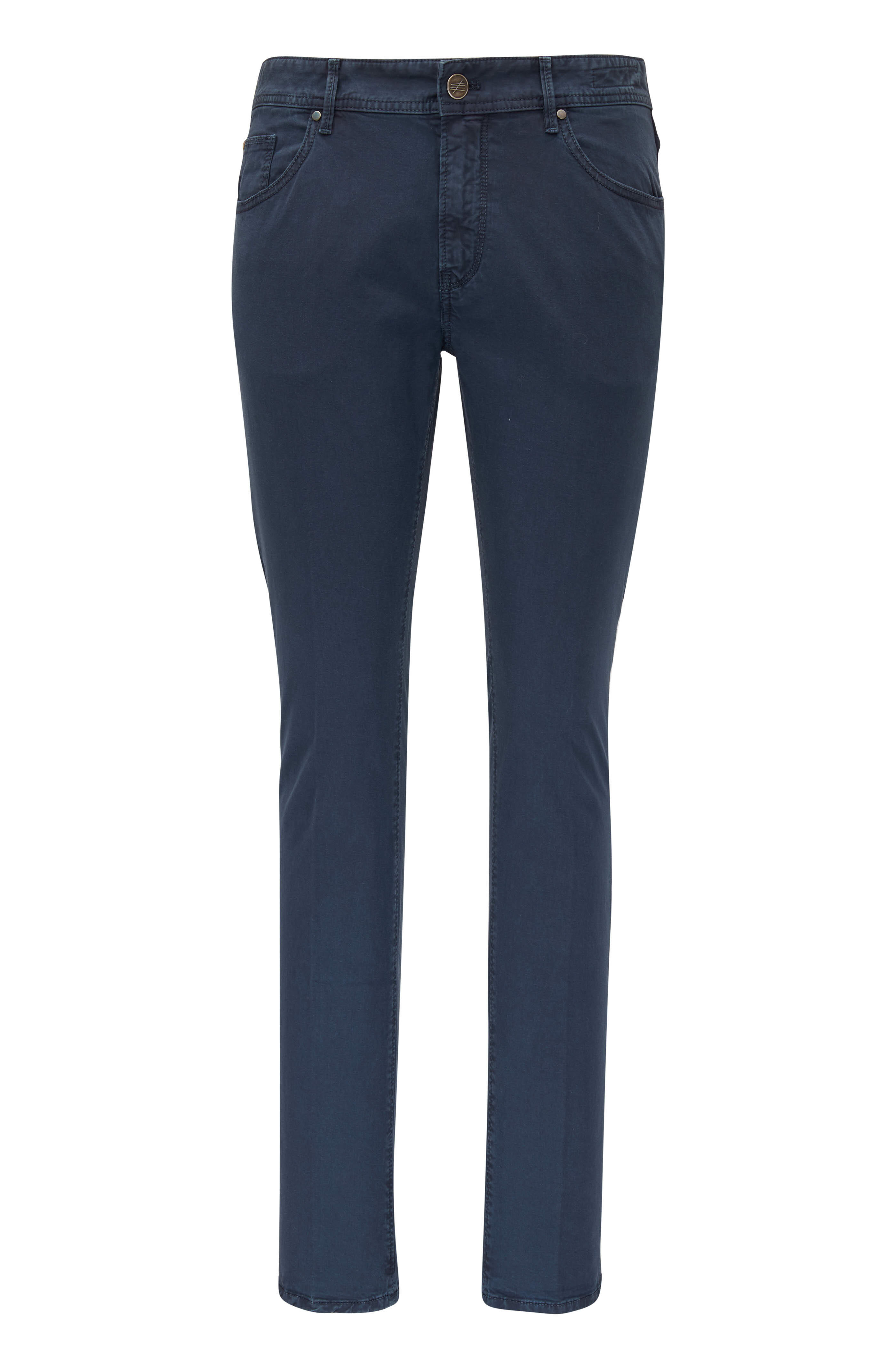 PT Torino - Swing Slate Blue Super Slim Five Pocket Pant