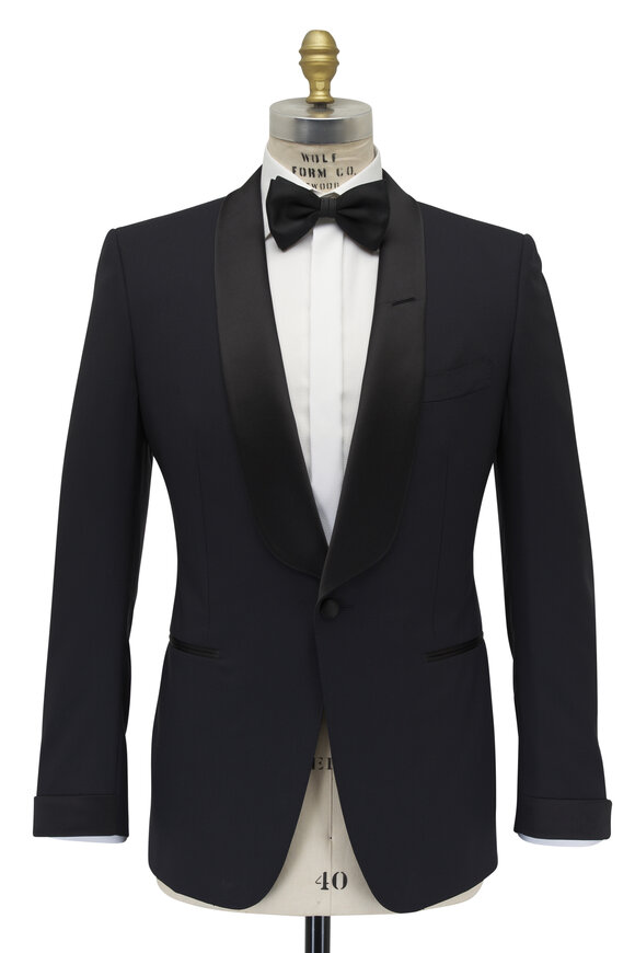 Tom Ford - O'Connor Ink Blue Super 120's Wool Evening Suit