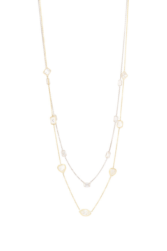 Lowy & Co Double Strand Diamond Necklace - view 1