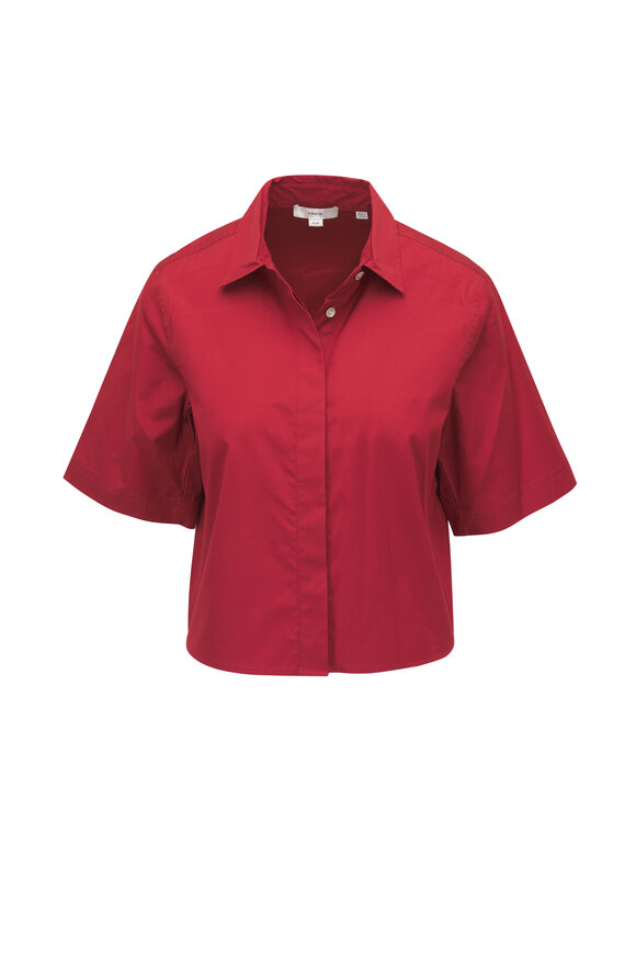 Lucy Blair Llc Dba Ciao Lucia - Amber Poplin Anita Top