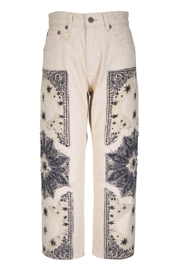 R13 Patch Work X-Boyfriend Jean