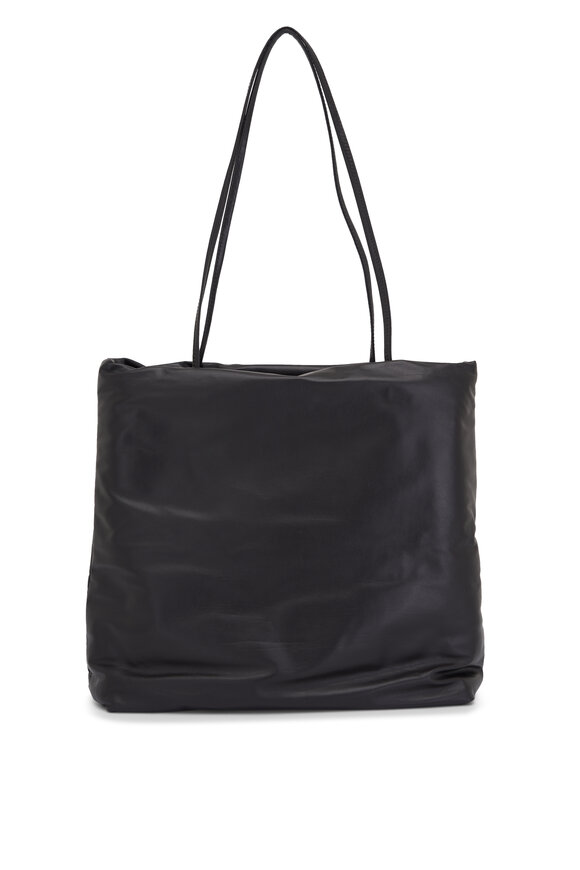 The Row - Pim Dark Brown PLD Leather Tote