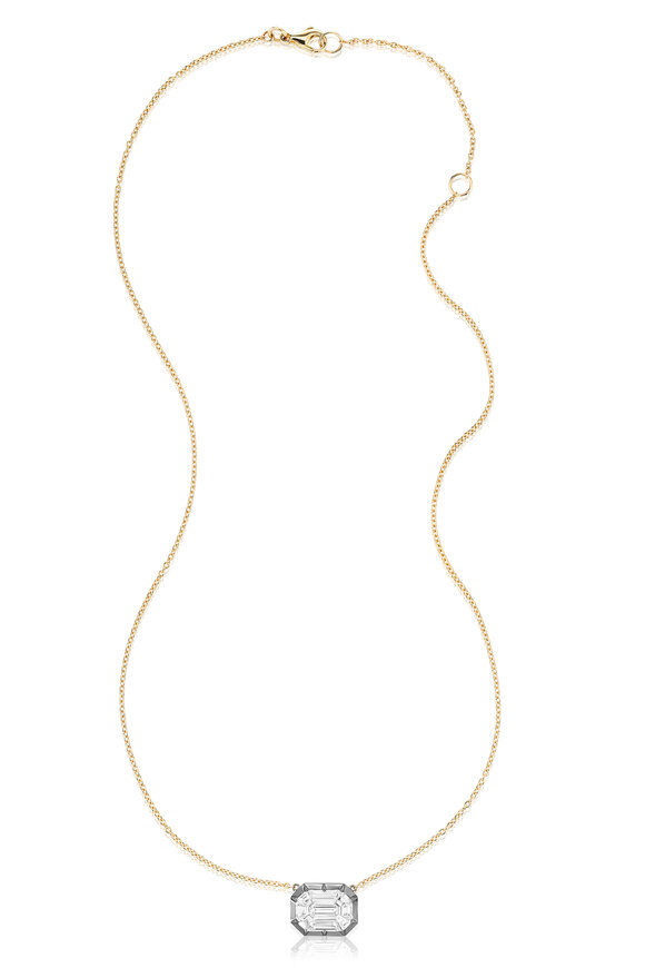 Nam Cho 18-karat Yellow Gold Diamond Pendant Necklace - view 1