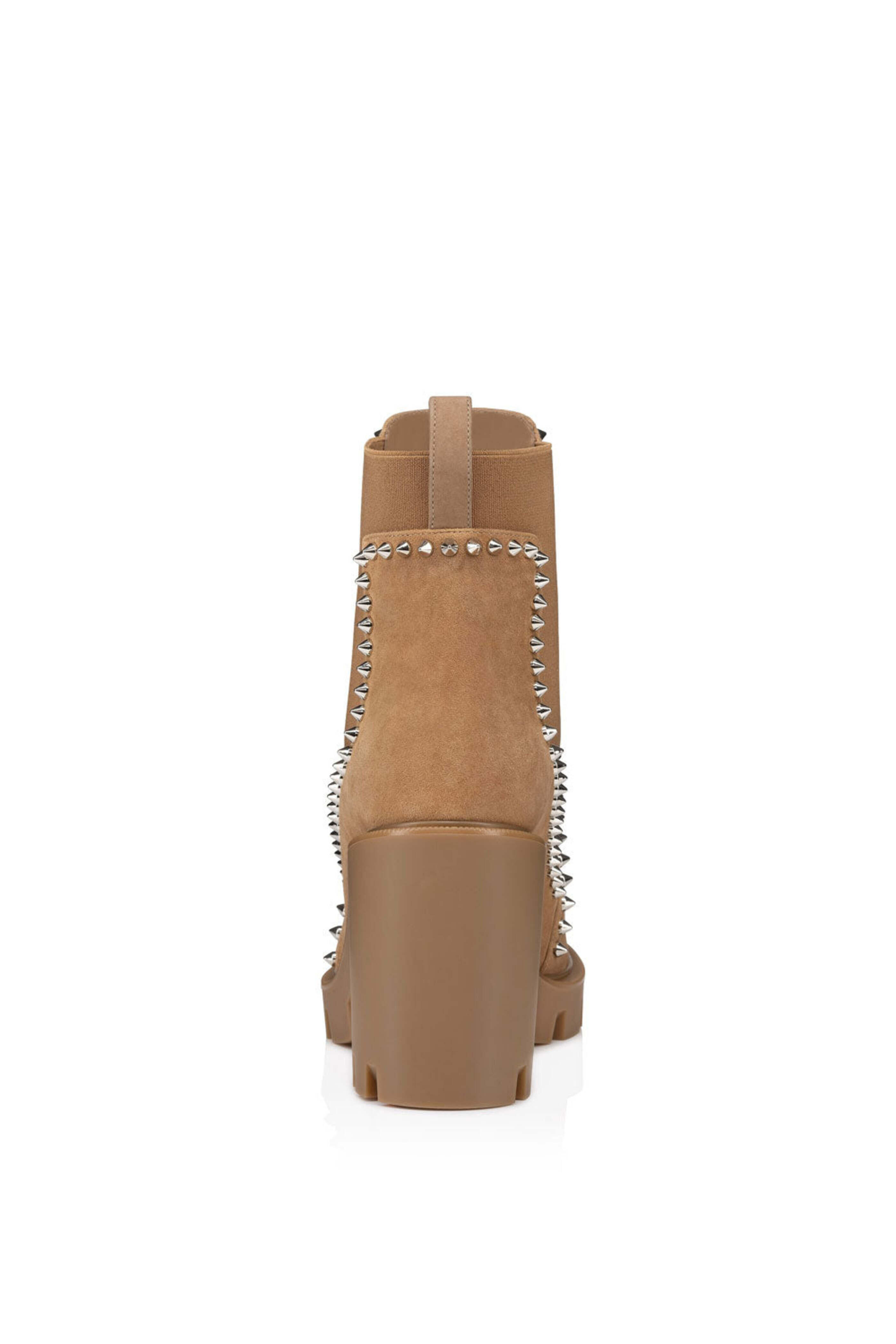 Christian Louboutin - Out Line Spike Lug Calf Bootie in Lionne