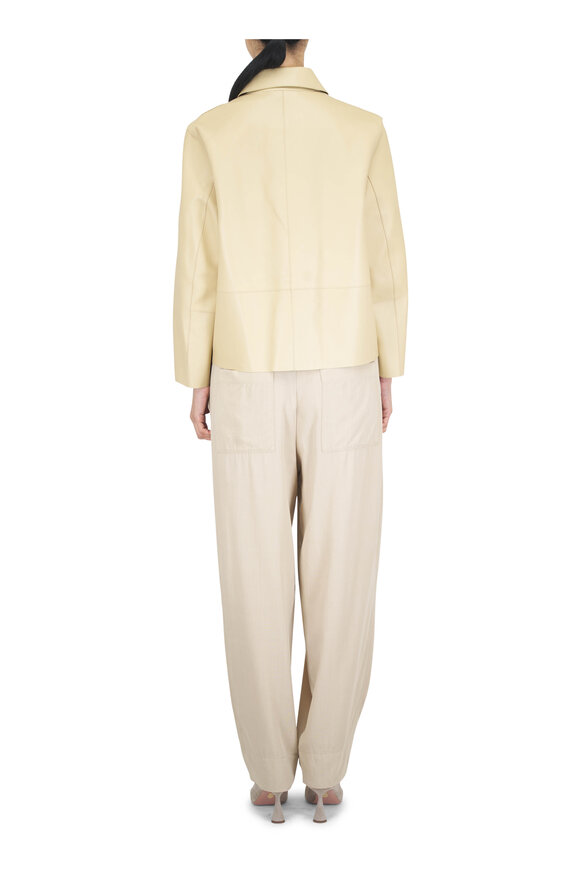 Totême Overcast Beige Draped Balloon Pant - view 4