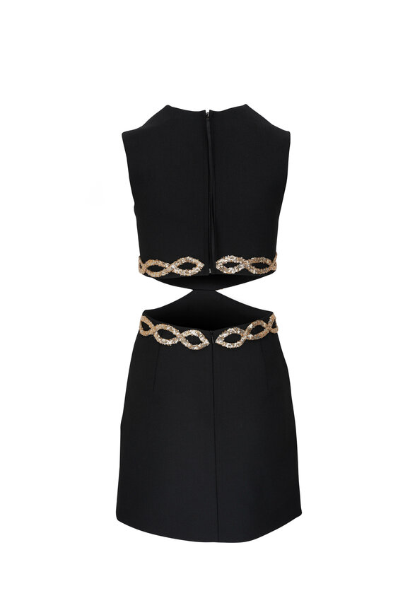 Dorothee Schumacher - Striking Coolness Black Embellished Cut-out Dress