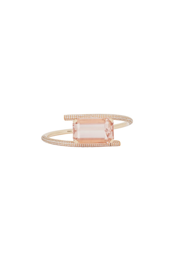 Kimberly McDonald Morganite Bypass Cuff