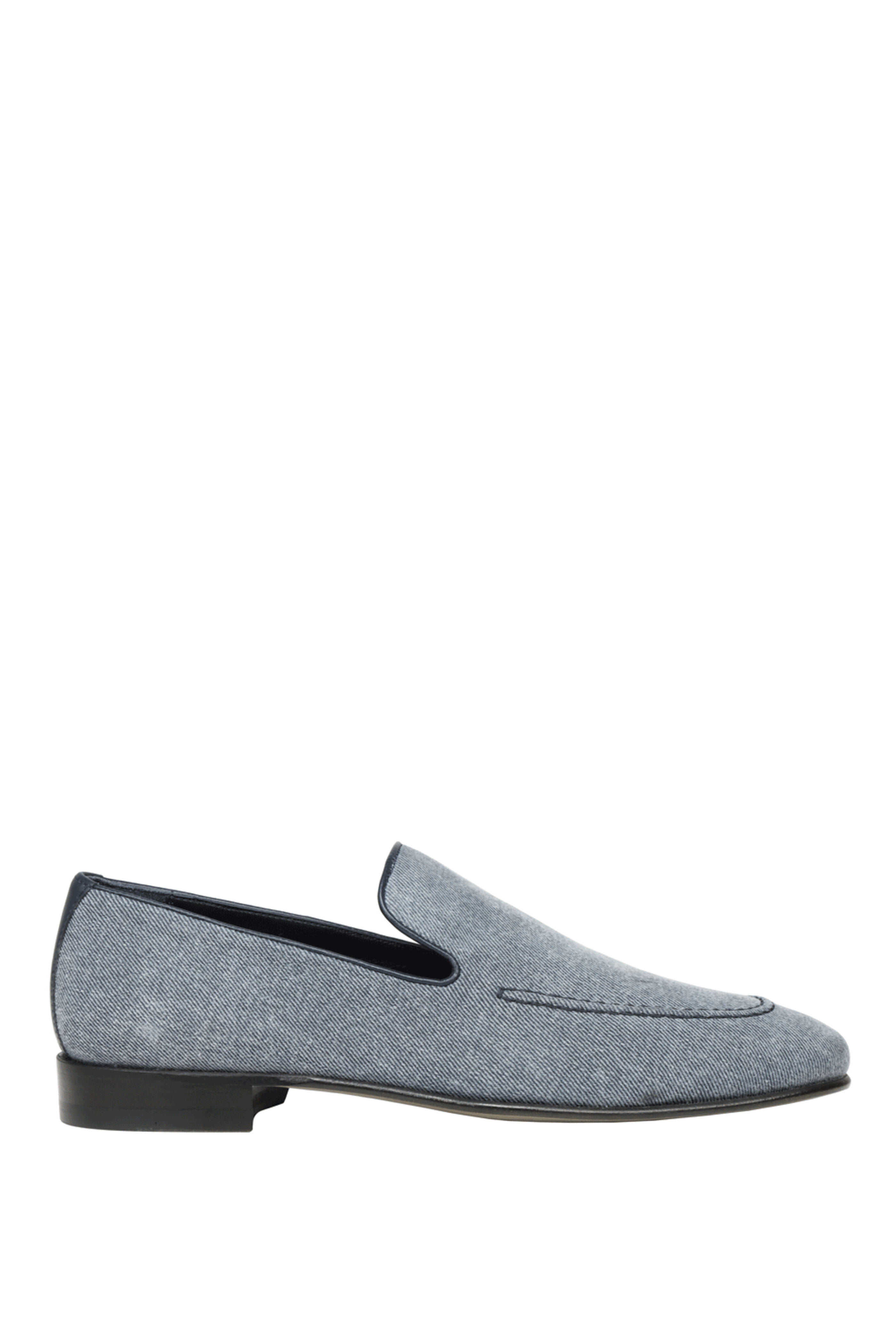 Manolo Blahnik - Truro Loafer in Denim | Mitchell Stores