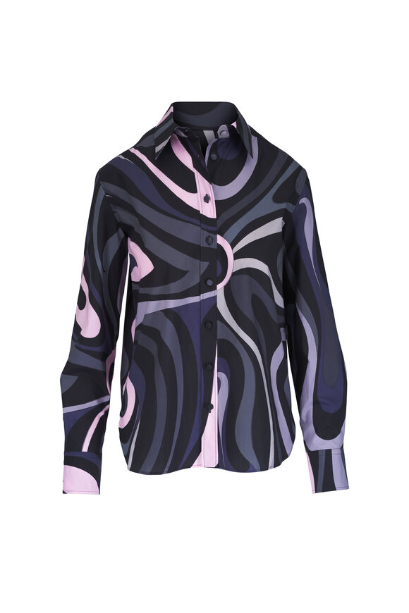 Pucci Camicia Print Cotton Shirt