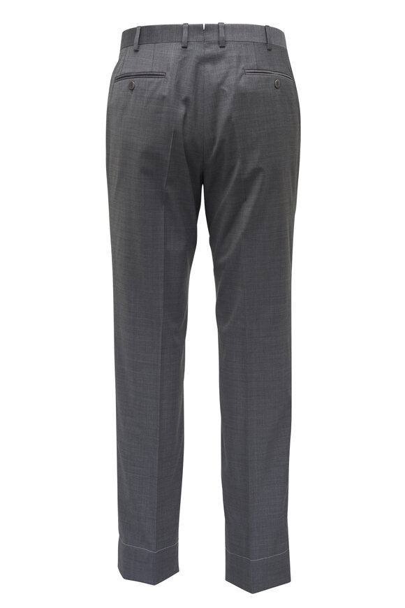 Brioni - Dark Gray Wool Pant