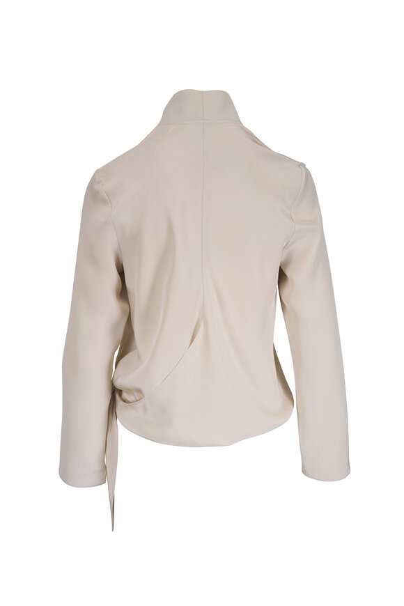 Peter Cohen Raton Ivory Silk Blouse - view 2