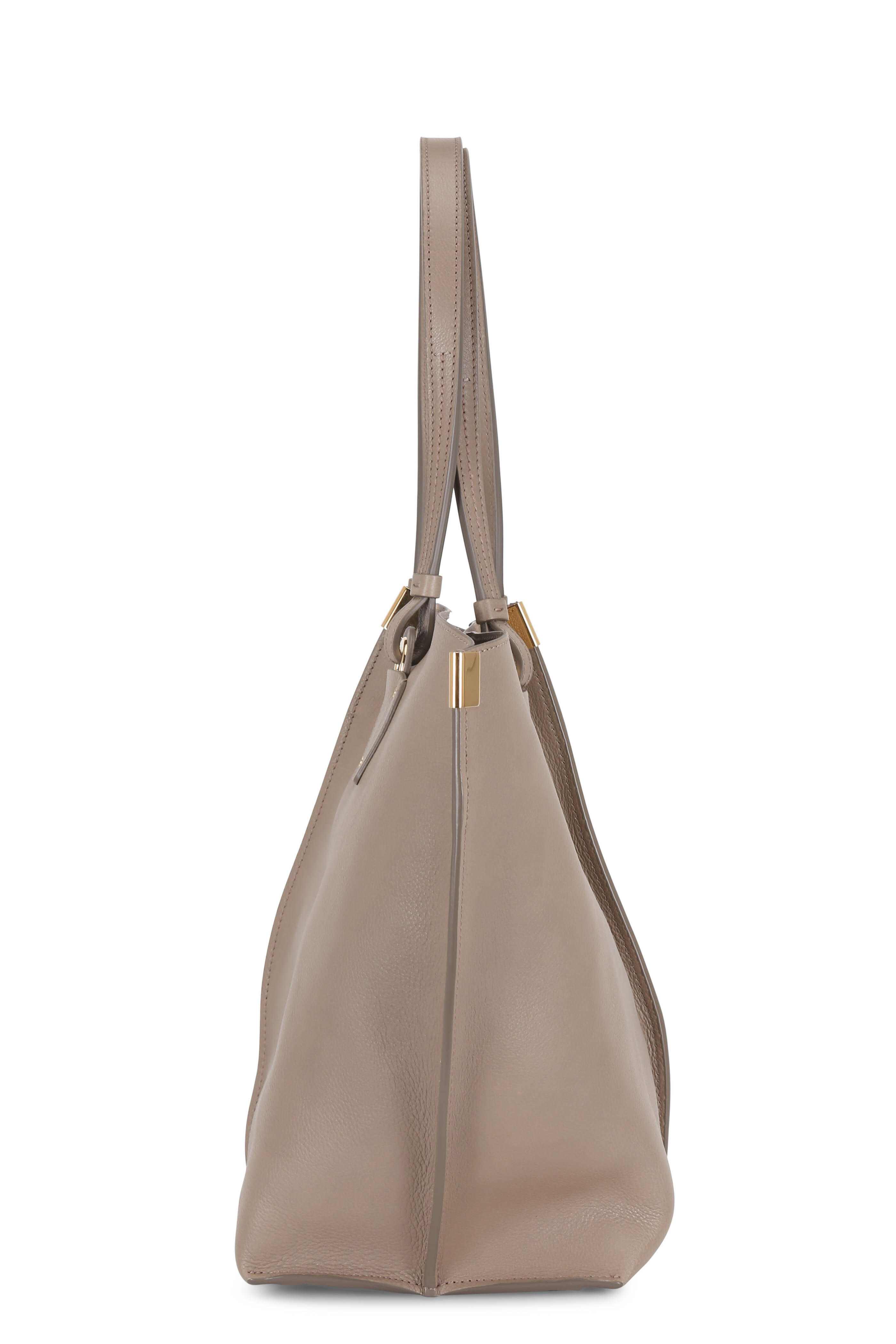 Chloé - Vick Motty Gray Leather Medium Tote | Mitchell Stores