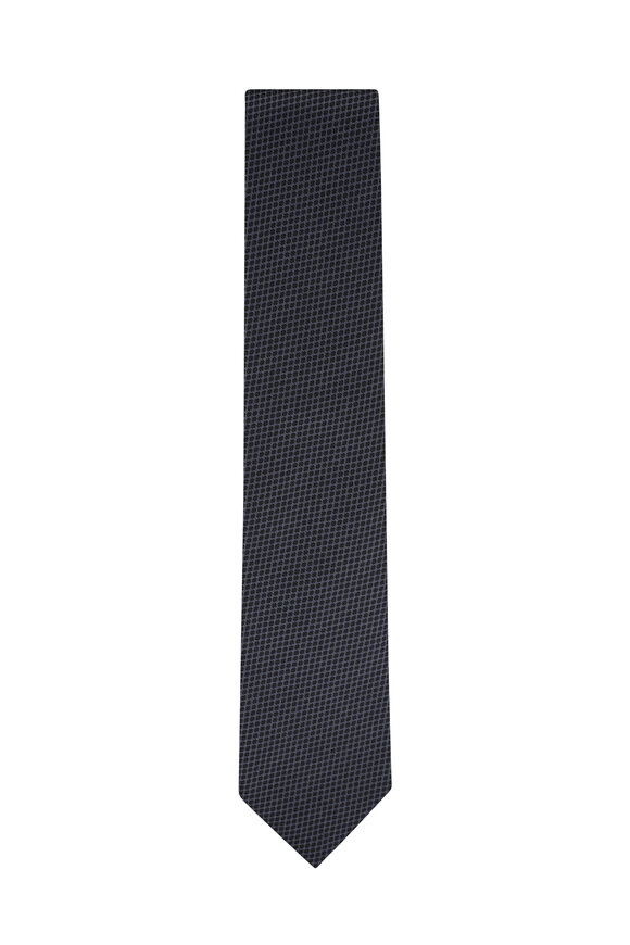 Tom Ford - Dark Gray Textured Silk Necktie 