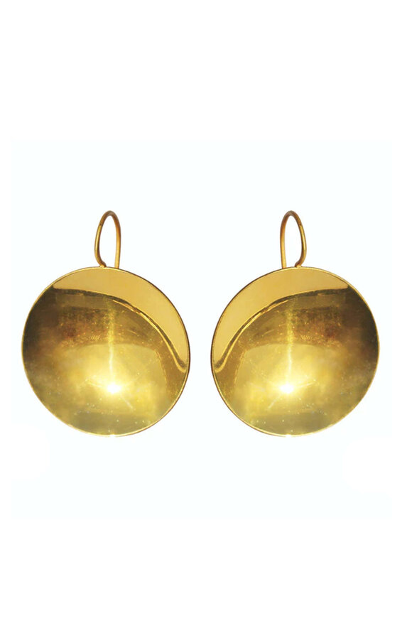 Marie-Hélène De Taillac Gold Mirror Earrings - view 1