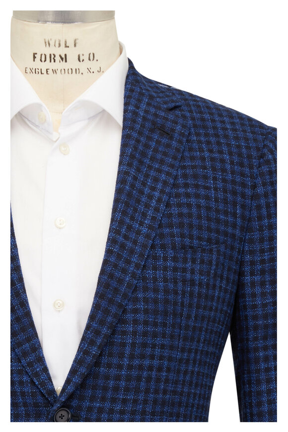 Mauro Blasi - Navy Blue Check Sportcoat