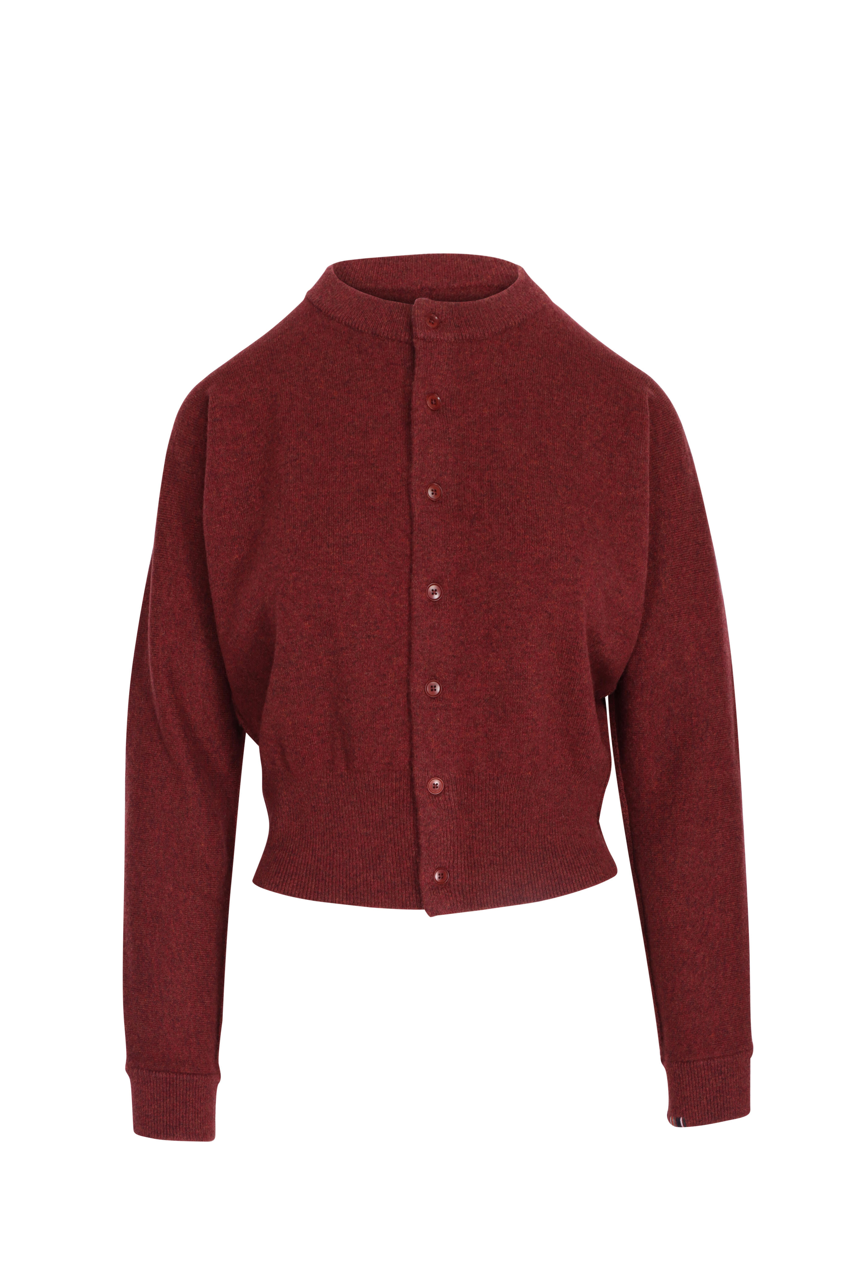 Extreme Cashmere - Blouson Maroon Cardigan