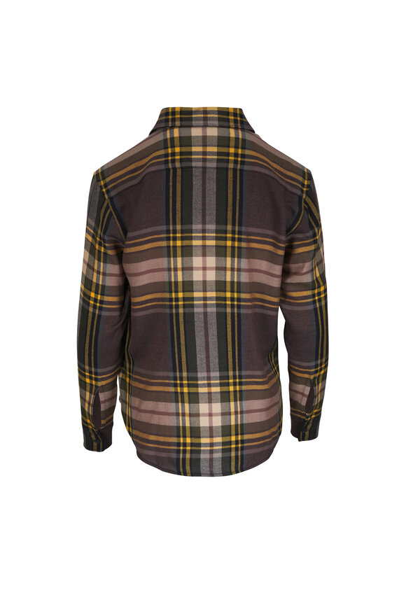 Saint Laurent Cassandra Garden Tartan Plaid Blouse - view 4