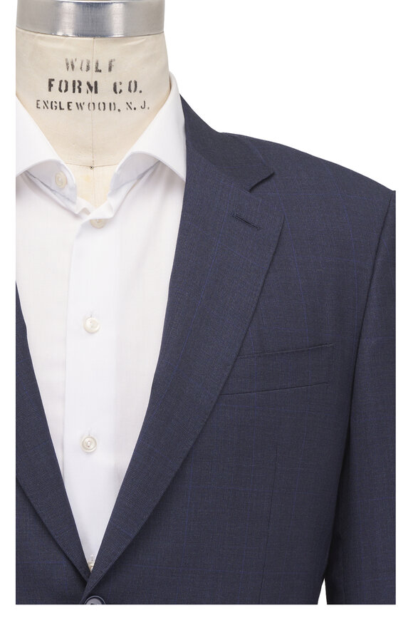 Boss Hugo Boss - Genius Navy Blue Wool Suit | Mitchell Stores