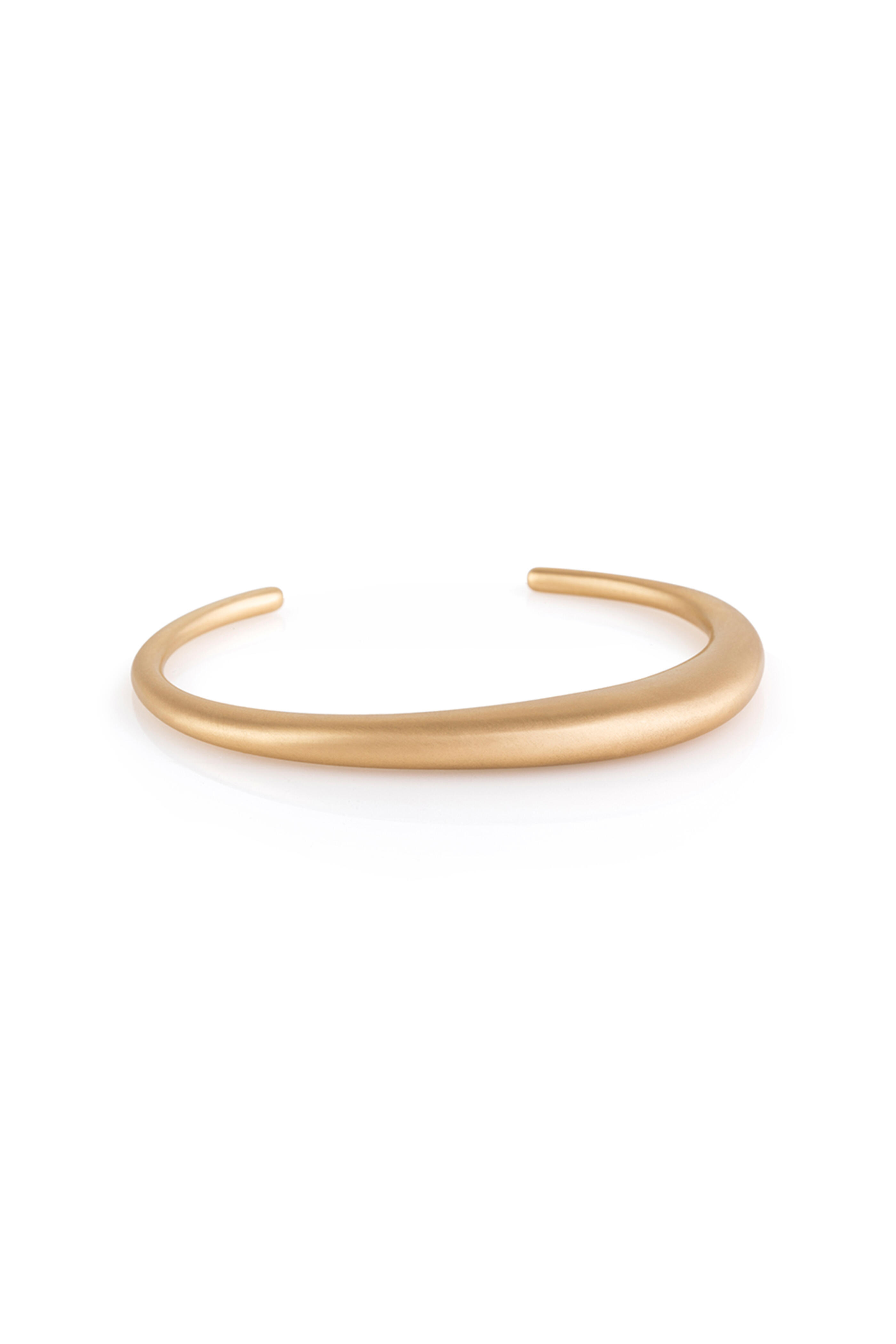 Nada Ghazal - 18k Yellow Gold My Muse Urban Pure Thin Cuff