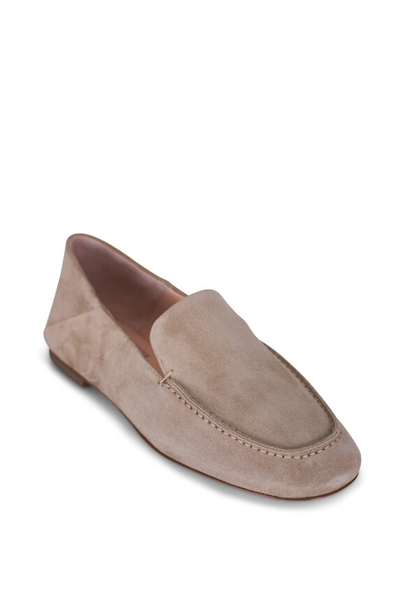 AGL Clelia Light Tan Suede Moccasin